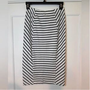 Jack by BB Dakota Striped Black and White Skirt